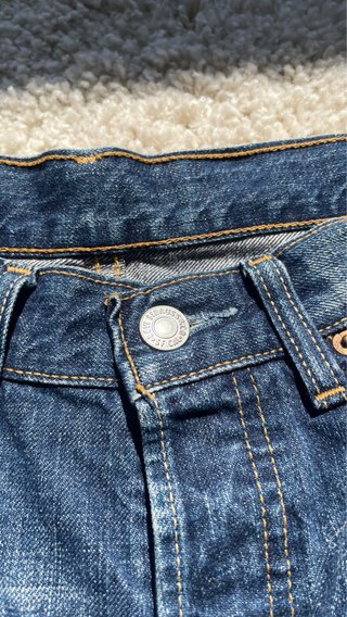 Pantalón Corto Levi's 501 Vaquero Azul Talla S