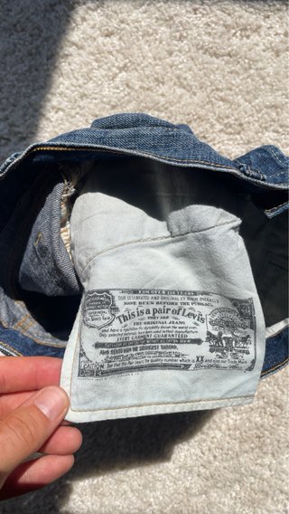 Pantalón Corto Levi's 501 Vaquero Azul Talla S