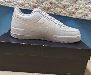 Nike Air Force 1 Low Swoosh Reflectante Azul