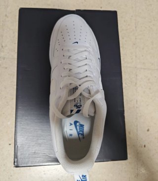 Nike Air Force 1 Low Swoosh Reflectante Azul