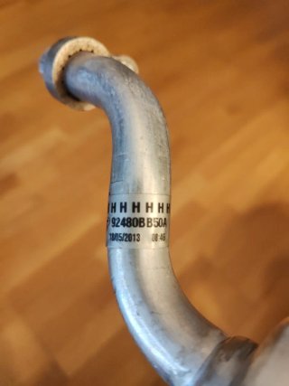 Tubo AC Nissan Qashqai 92480BB50A