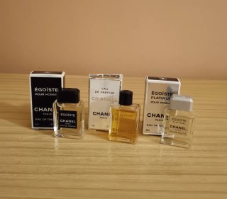 Miniaturas Perfume Chanel (Égoïste, Cristalle)