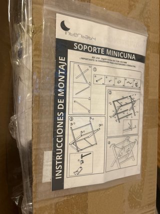 Minicuna bebé con ruedas NUEVA