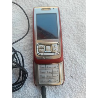 Teléfono Móvil Nokia E65 Rojo/Plata