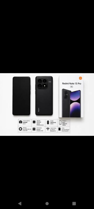 Xiaomi Redmi Note 15 Pro 5G Negro