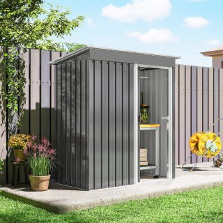 Casetta da Giardino 1.16m² Acciaio Zincato 163x89x