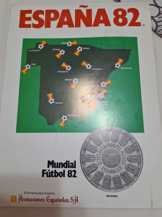 Medalla Plata Mundial 82 Oficial