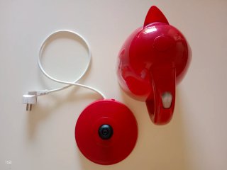 Hervidor de agua rojo 1.7L
