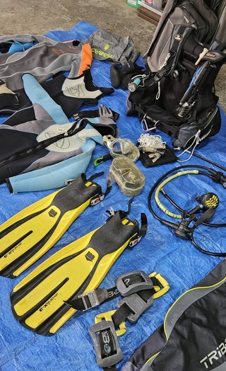Equipo completo submarinismo por traslado