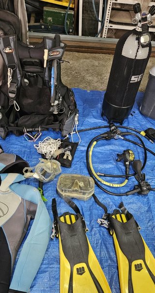 Equipo completo submarinismo por traslado