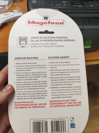 Junta Silicona Original Magefesa 20cm
