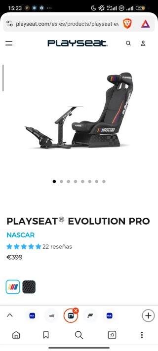 Playseat Evolution Pro Edición Nascar
