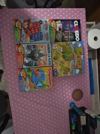 Lote 5 juegos de mesa Hasbro