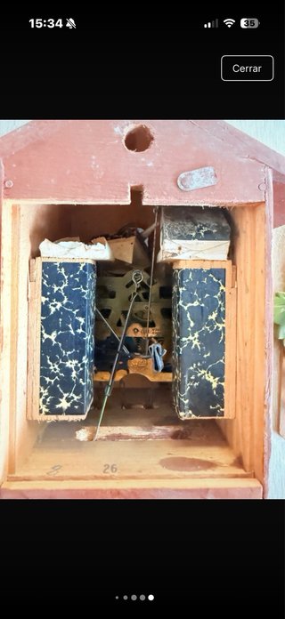 Reloj de cuco de madera