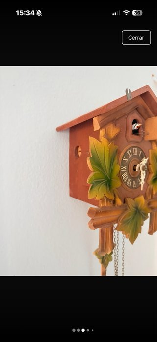 Reloj de cuco de madera