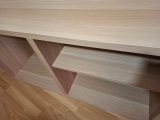 Mueble TV madera claro