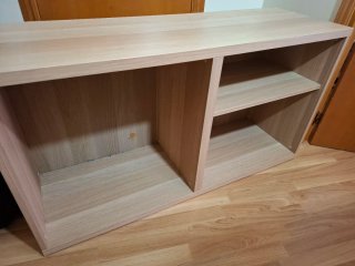 Mueble TV madera claro