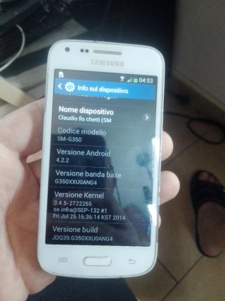 Samsung Galaxy Core Plus SM-G350 Bianco