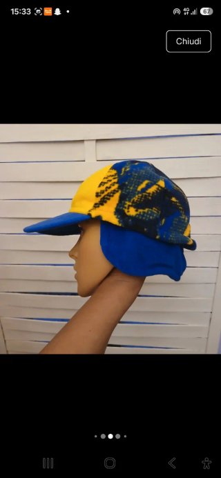 Cappellino Fila Ice Tech Vintage Unisex Blu