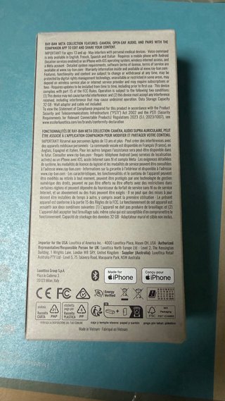 Gafas Ray-Ban Wayfarer Meta Gen 2 clear