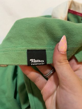 Polo El Niño Verde Manga Larga