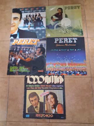 5 Vinilos LP de Peret