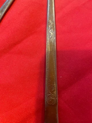 Tagliacarte antichi in metallo lunghezza 32