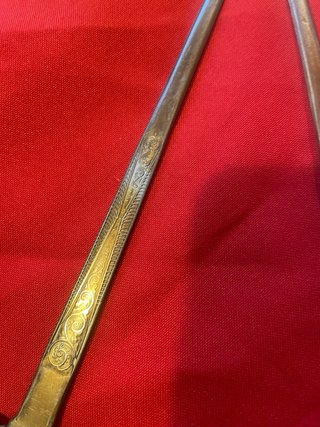 Tagliacarte antichi in metallo lunghezza 32