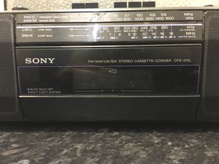 Radio Cassette Sony CFS-210L Vintage