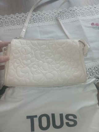 Bolso Tous Bandolera Grande Piel Beige