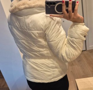 Chaqueta acolchada Zara blanca