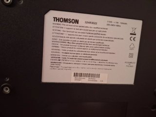 Televisión Thomson Negra