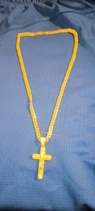 Cadena Cubana Laminado 14k Dorada