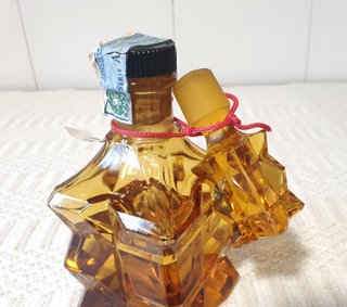 Bottiglia La Valdotaine Vintage cristallo Bohemia