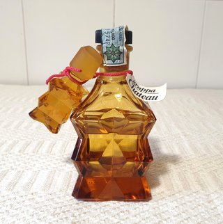 Bottiglia La Valdotaine Vintage cristallo Bohemia
