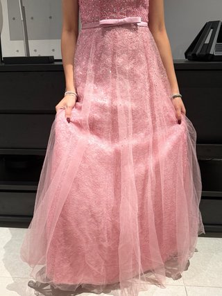 Vestido de fiesta rosa