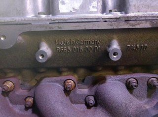 Ssangyong rectp5651408 motor 665926 rodius 2.7 xdi