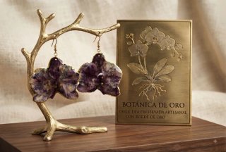 Pendientes Flor Natural Artesanal