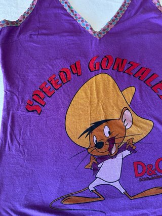 Top Viola vintage Speedy Gonzales Dolce & Gabbana