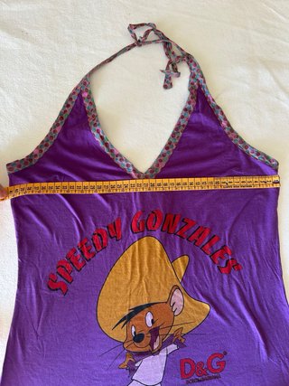 Top Viola vintage Speedy Gonzales Dolce & Gabbana
