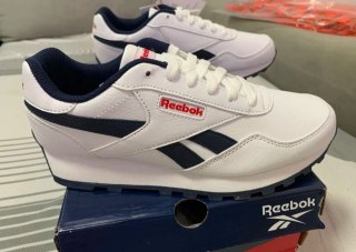 Botines Reebok Blancos y Azules
