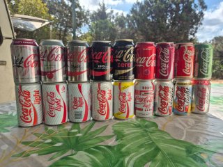 Lattine Coca Cola assortite