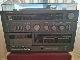 Equipo Estéreo Vintage Silver System 78,tocadiscos