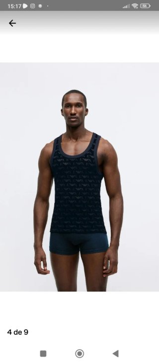 Camiseta sin mangas Armani Talla M