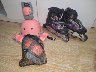 Patines Ollie y Kit Protección Infantil