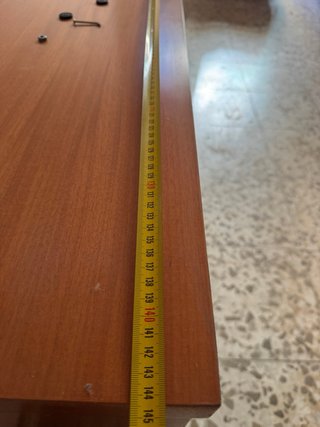 Mueble TV madera y cristal