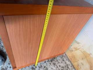 Mueble TV madera y cristal
