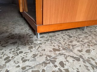 Mueble TV madera y cristal