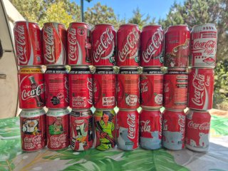 Lattine Coca Cola - Lotto misto
