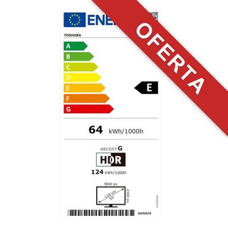 - Toshiba 55UV2363DG Smart TV 4K UltraHD HDR 55"